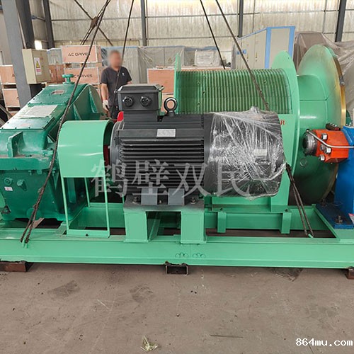 发往塞尔维亚的矿用提升绞车